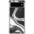 Black Marble Ink Google Pixel 6 Clear Case